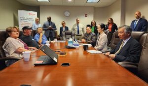 Mon Health gets a visit from developers of innovative device to lower blood pressure